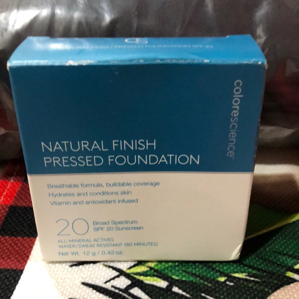 Natural Finish Pressed Foundation - medium bisque New